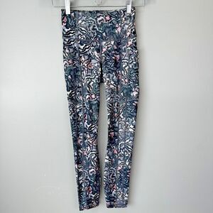 New Athleta Ultimate Stash 7/8 Tight Floral Leggings XXS